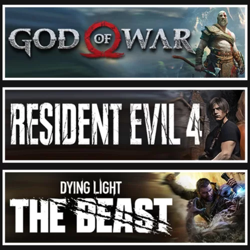  God Of War +Resident Evil 4 +The Beast